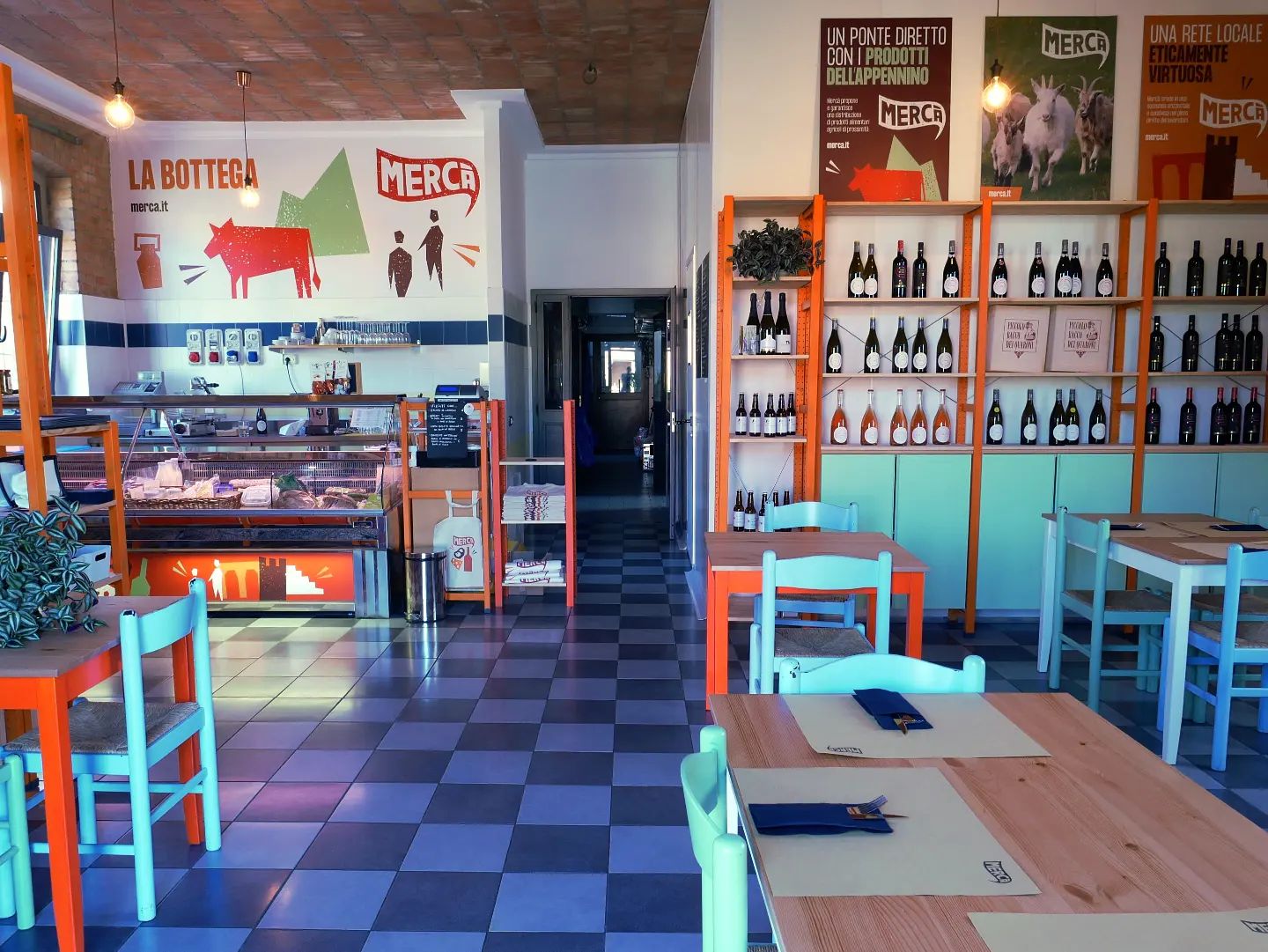 la bottega mercà a Virzi prodotti biologici e carni